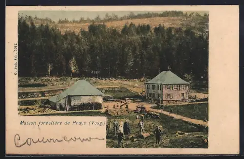AK Prayé /Vosges, Maison forestière de Prayé