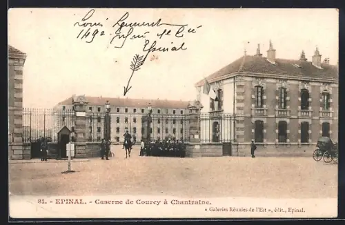 AK Épinal, Caserne de Courcy à Chantraine