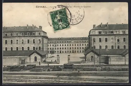 AK Épinal, Caserne de la Madeleine, Entrée du Quartier
