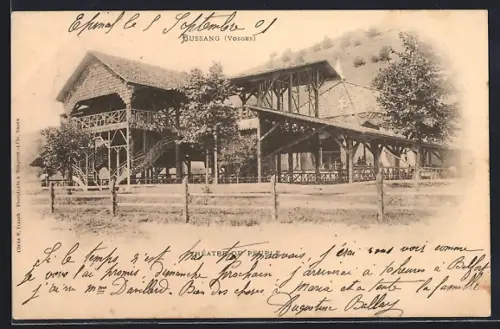 AK Bussang /Vosges, L`établissement Pavillon des Eaux minérales
