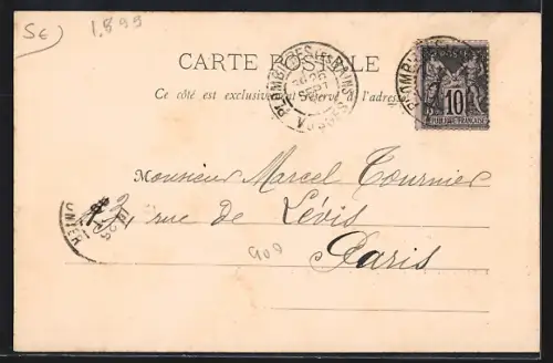 AK Plombières-les-Bains, Rue Stanislas, Bains Romains