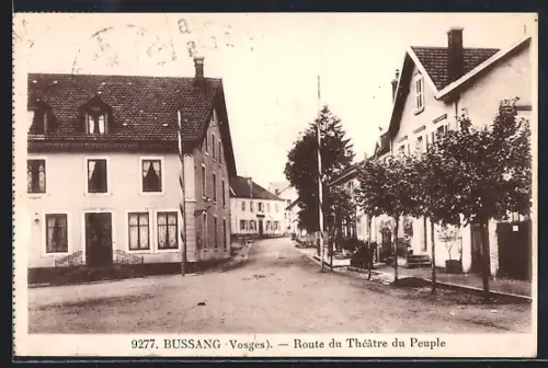 AK Bussang /Vosges, Route du Théâtre du Peuple