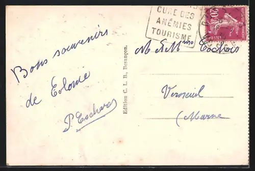 AK Bussang /Vosges, Route du Théâtre du Peuple
