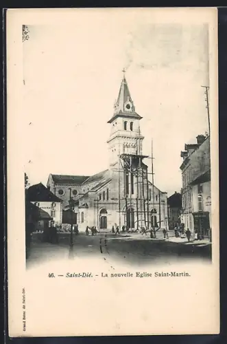 AK Saint-Dié, La nouvelle Église Saint-Martin