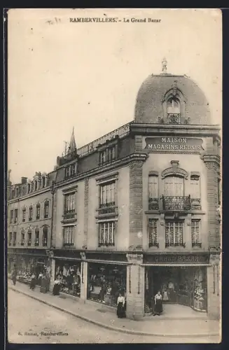 AK Rambervillers, Le Grand Bazar et Maison Magasins Réunis