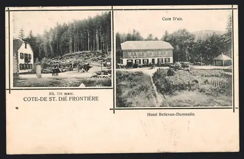 AK Saint-Dié, Cure D`air et Hotel Bellevue-Dumoulin en bordure de forêt