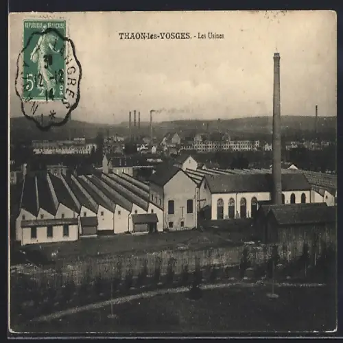 AK Thaon-les-Vosges, Les Usines