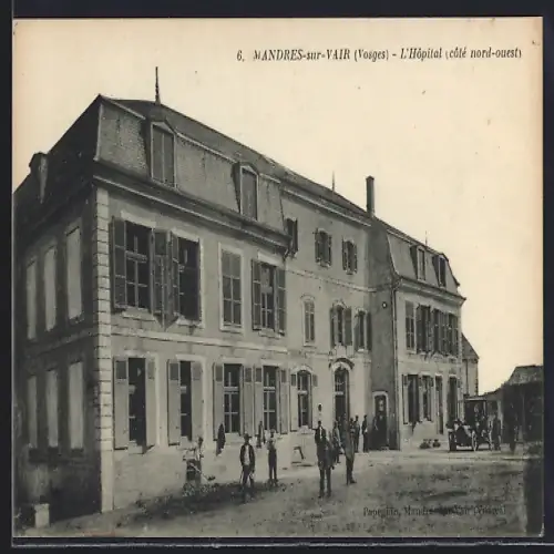 AK Mandres-sur-Vair /Vosges, L`Hôpital, côté nord-ouest
