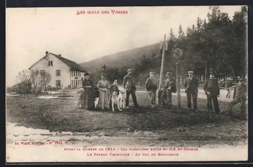 AK Bonhomme, Col du Bonhomme, Le Poteau Frontière