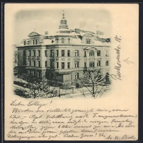 AK München, Bürgerhaus in der Beethovenstrasse 10