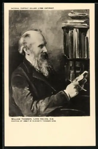 Künstler-AK Lord Kelvin, Painting by Elizabeth Thomson King