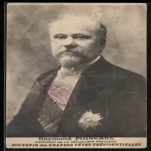 AK Raymond Poincare, Président de la République Francaise