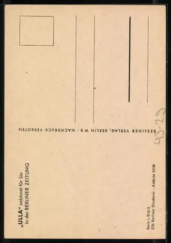 Künstler-AK Kind redet mit ihrer Grossmutter, Oma, komm ruff, Strümpe ausziehen..., Berliner Zeitung