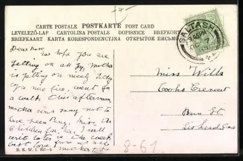 AK Bauern bei der Getreide Ernte auf dem Feld