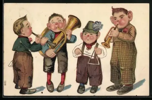 AK Musikanten musizieren an Neujahr