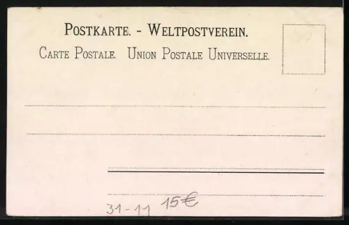 AK Mann spielt Zither an einem Tisch, Abend auf der Alm