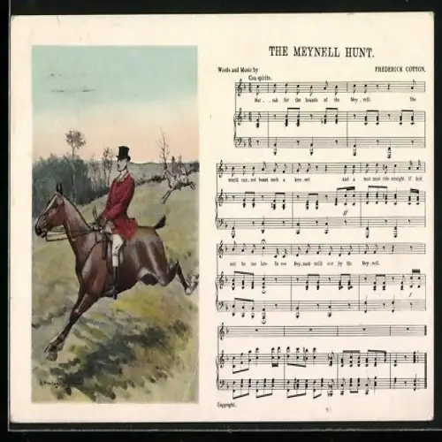 AK The Meynell Hunt by Frederick Cotton