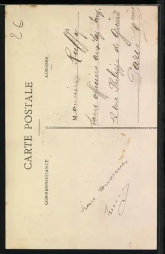 AK St-Étienne, La Préfecture avec jardin et étang réfléchissant l`architecture majestueuse