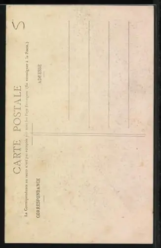 AK St.-Etienne, Place des Ursules avec vue sur le bâtiment et les passants