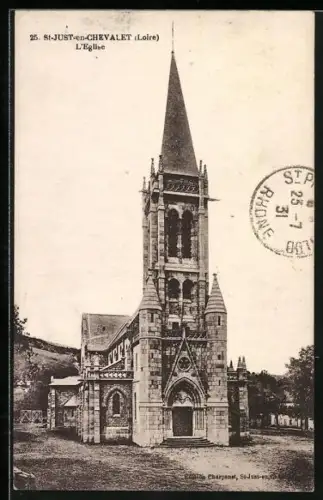 AK St-Just-en-Chevalet /Loire, L`Église