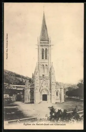 AK Saint-Just-en-Chevalet, Église de Saint-Just-en-Chevalet