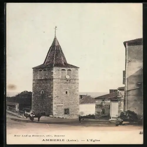 AK Ambierle /Loire, L`Église