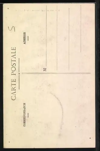 AK Grangent, Vue du château surplombant le pont et la gorge rocheuse