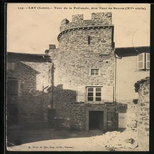 AK Lay /Loire, Tour de la Prébende, dite Tour de Beurre, XVe siècle