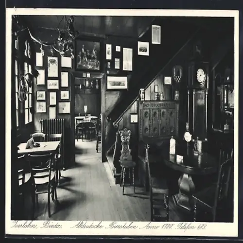 AK Iserlohn b. Bintz, Gasthaus Altdeutsche Bierstube Anno 1780