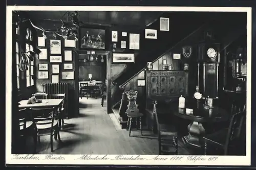 AK Iserlohn b. Bintz, Gasthaus Altdeutsche Bierstube Anno 1780