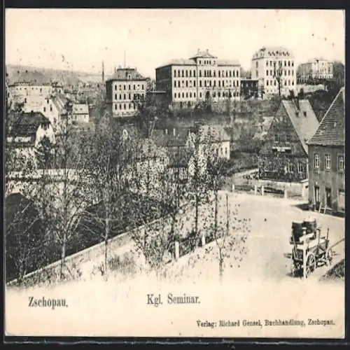 AK Zschopau, Partie am Kgl. Seminar