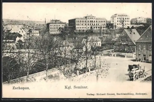 AK Zschopau, Partie am Kgl. Seminar