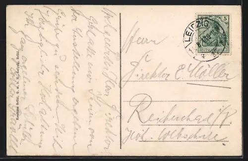 AK Leipzig, Partie im Palmengarten