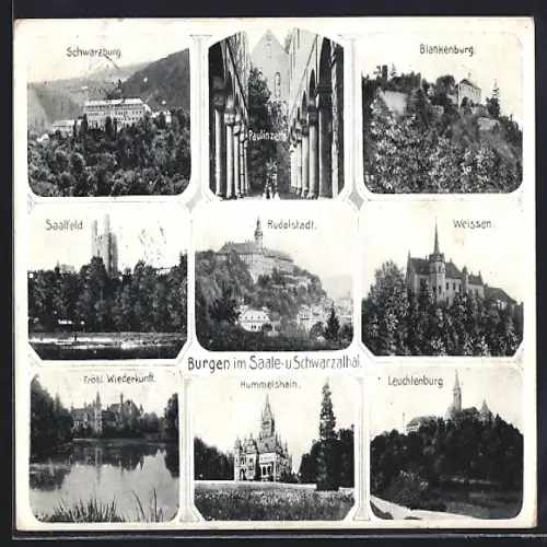 AK Rudolstadt, Burg, Burg Saalfeld, Leuchtenburg