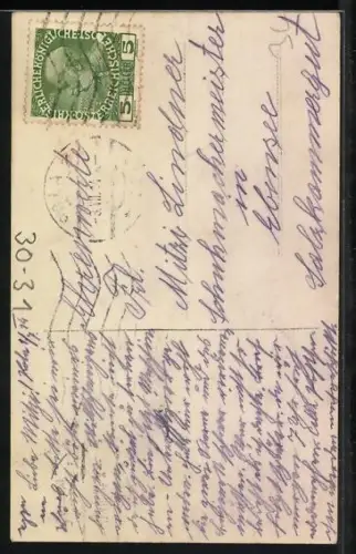 AK Junge Frau in Matrosen-Uniform mit Zigarette