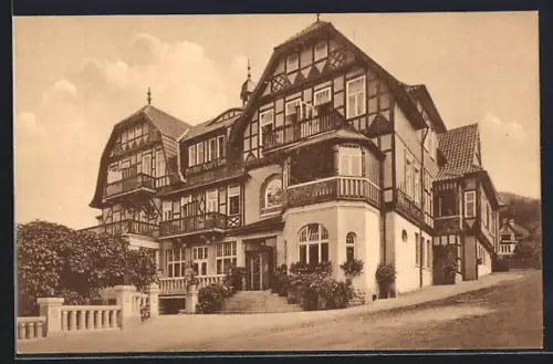 AK Wernigerode a. H., Park-Hotel Küsters-Camp von Ernst Salzwedel