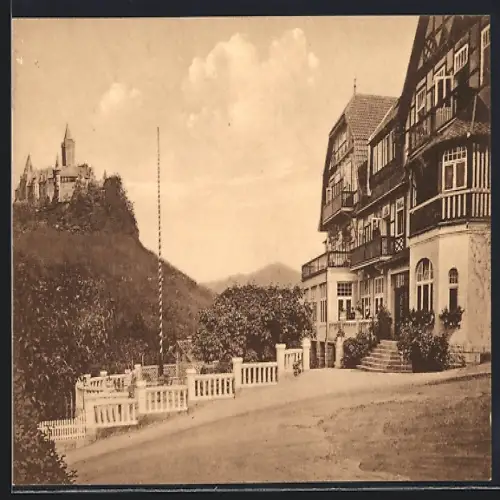 AK Wernigerode a. H., Park-Hotel Küsters-Camp von Ernst Salzwedel