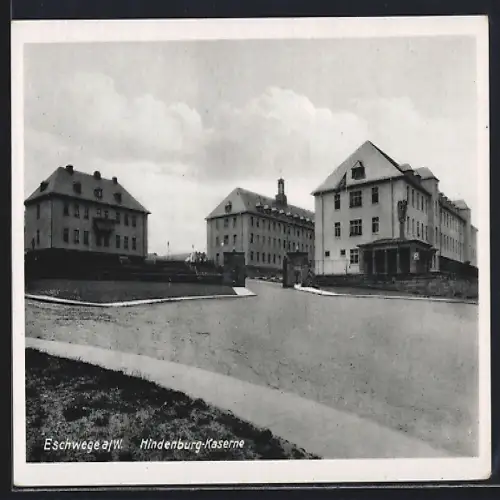 AK Eschwege, Baracken der Hindenburg-Kaserne