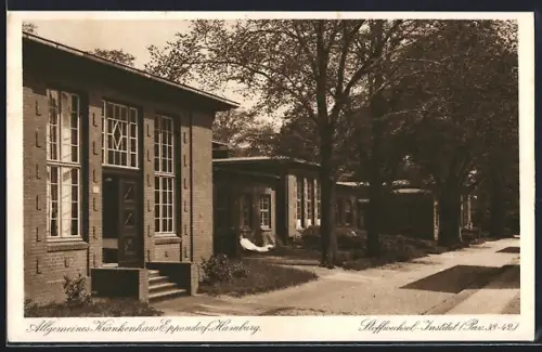 AK Hamburg-Eppendorf, Allgemeines Krankenhaus, Stoffwechsel-Institut (Pavillon 38-42)