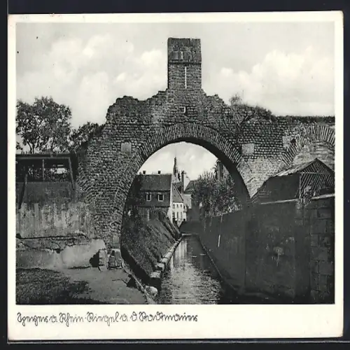 AK Speyer a. Rhein, Riegel a. d. Stadtmauer