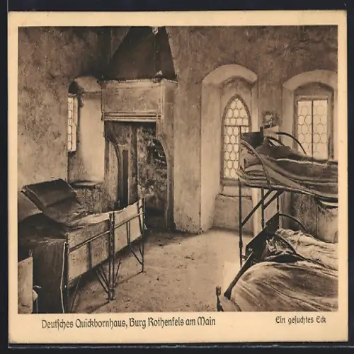 AK Rothenfels am Main, Deutsches Quickbornhaus, Ein gesuchtes Eck