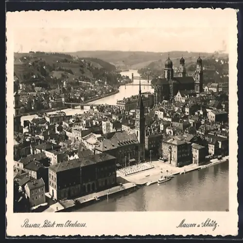 AK Passau, Blick vom Oberhaus