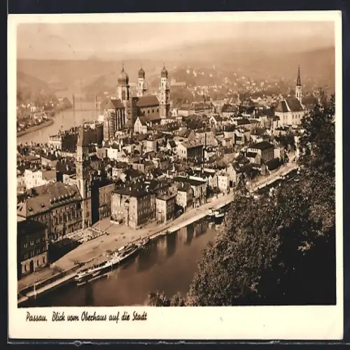 AK Passau, Blick vom Oberhaus