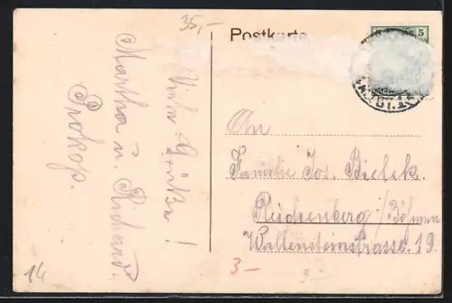 AK Dresden, Partie am neuen Rathaus