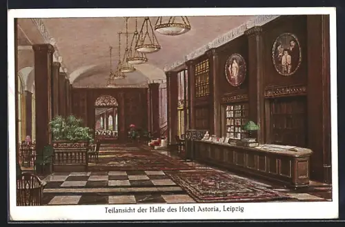 AK Leipzig, Hotel Astoria, Halle
