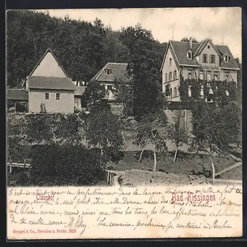 AK Bad Kissingen, Hotel-Gasthaus Claushof