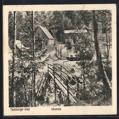 AK Leopoldstal, Silbermühle im Teutoburger Wald