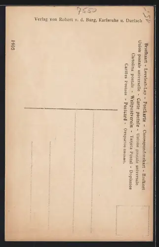 AK Rastatt, Blick auf den Wasserturm