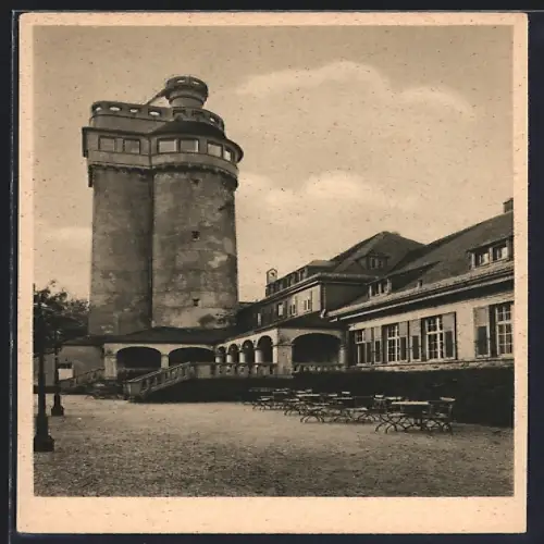 AK Baden-Baden, Berghotel und Restaurant Merkur