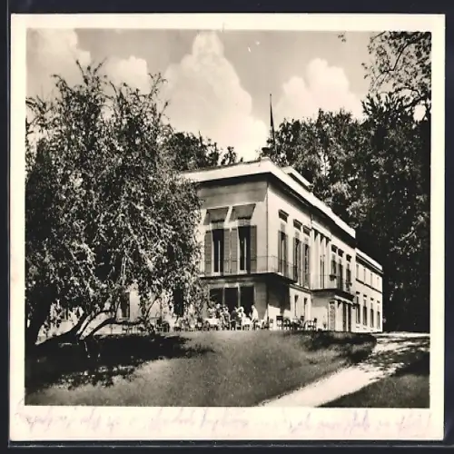 AK Berlin-Wannsee, Schloss Glienicke. Sportler- und Versehrten-Erholungsheim